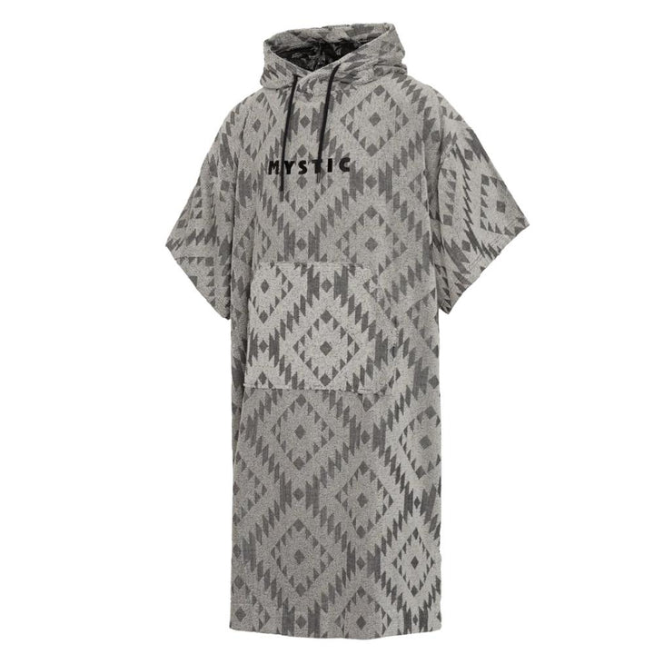 MYSTIC JACQUARD PONCHO BLACK/WHITE