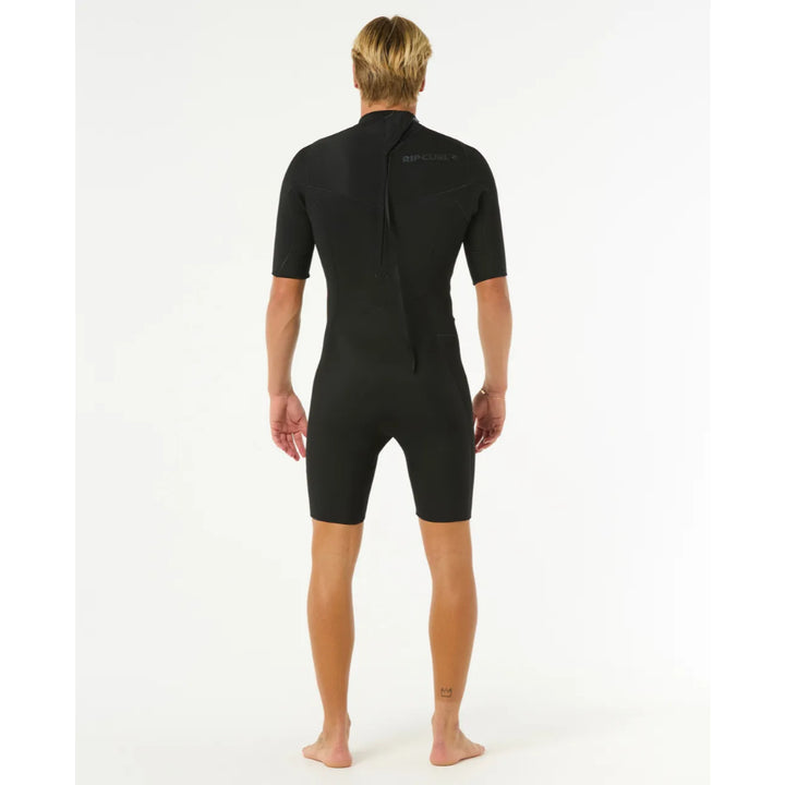 RIP CURL DAWN PATROL 2MM BACK ZIP BLACK