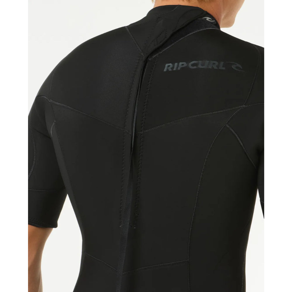 RIP CURL DAWN PATROL 2MM BACK ZIP BLACK