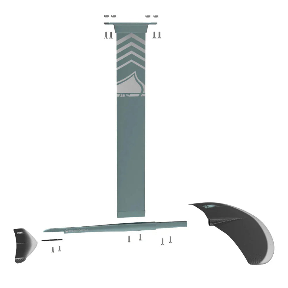 LIQUID FORCE POD 4'9 WITH HORIZON SURF 120 FOIL SET