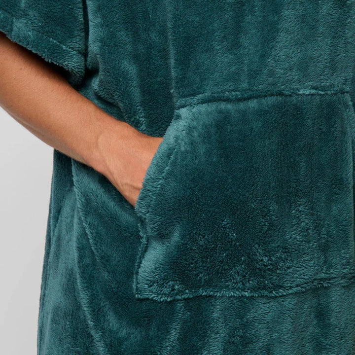 MYSTIC TEDDY PONCHO TEAL