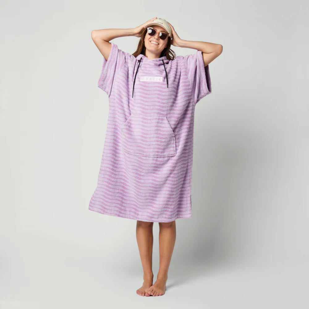 MYSTIC JACQUARD PONCHO PINK/PURPLE