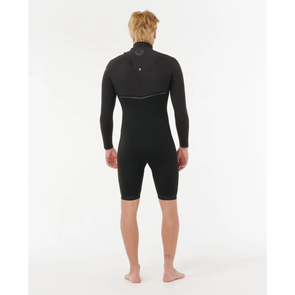 RIP CURL E-BOMB LONG SLEEVE 2MM ZIP FREE BLACK