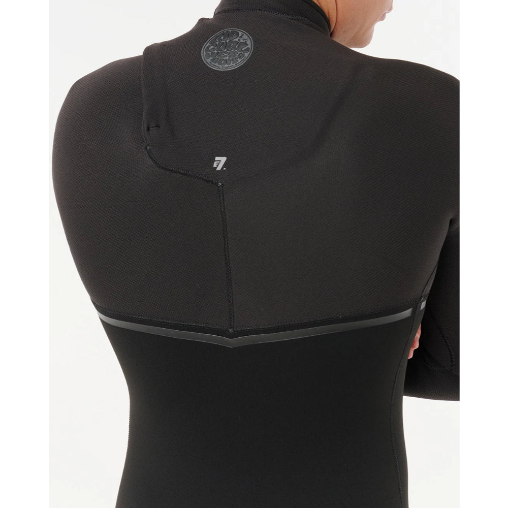 RIP CURL E-BOMB LONG SLEEVE 2MM ZIP FREE BLACK