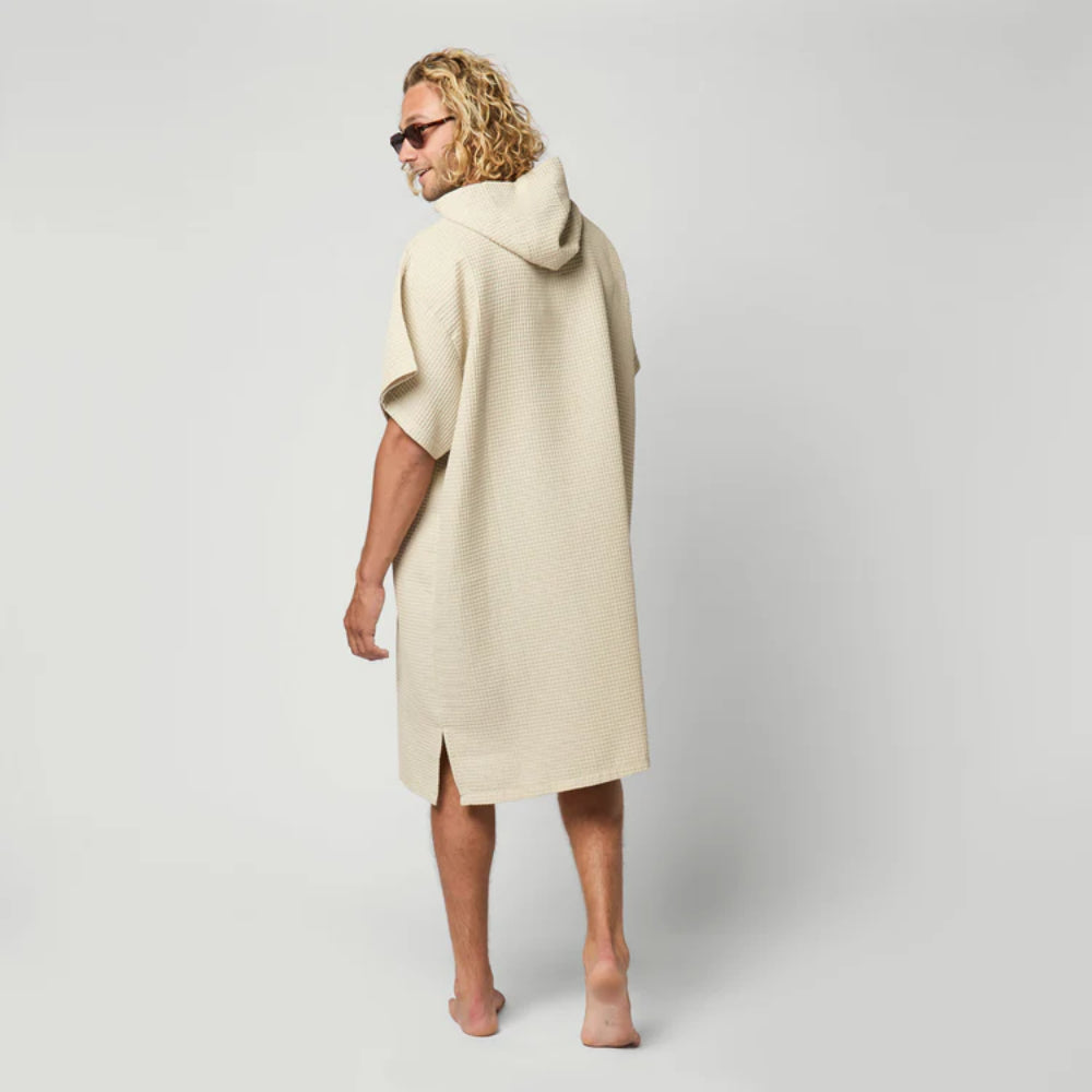 MYSTIC WAFFLE PONCHO SAND