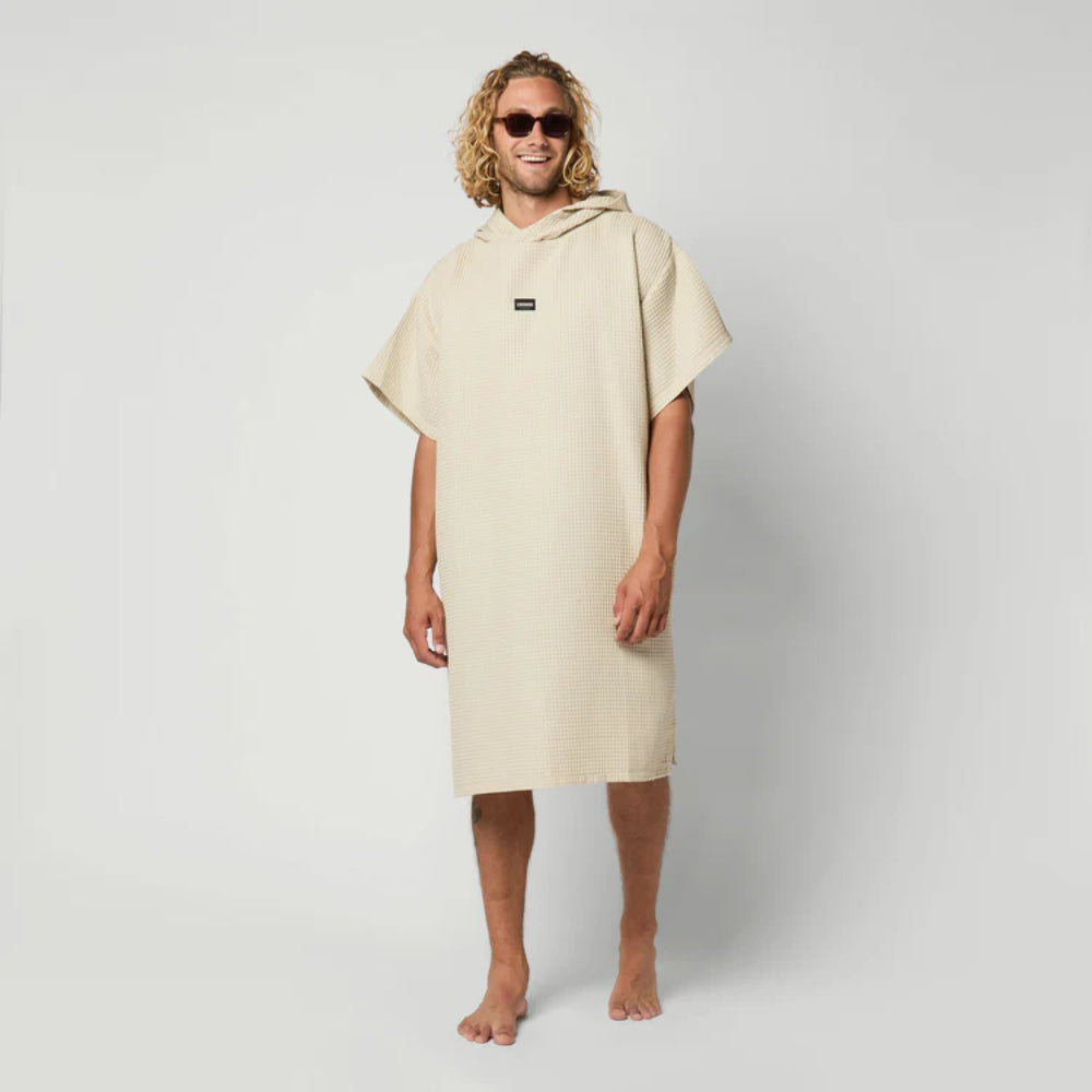 MYSTIC WAFFLE PONCHO SAND