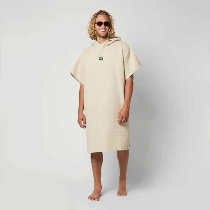 MYSTIC WAFFLE PONCHO SAND