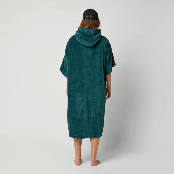 MYSTIC CORDUROY PONCHO TEAL