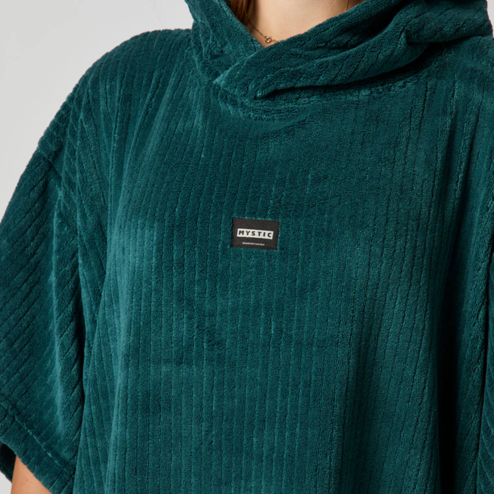MYSTIC CORDUROY PONCHO TEAL