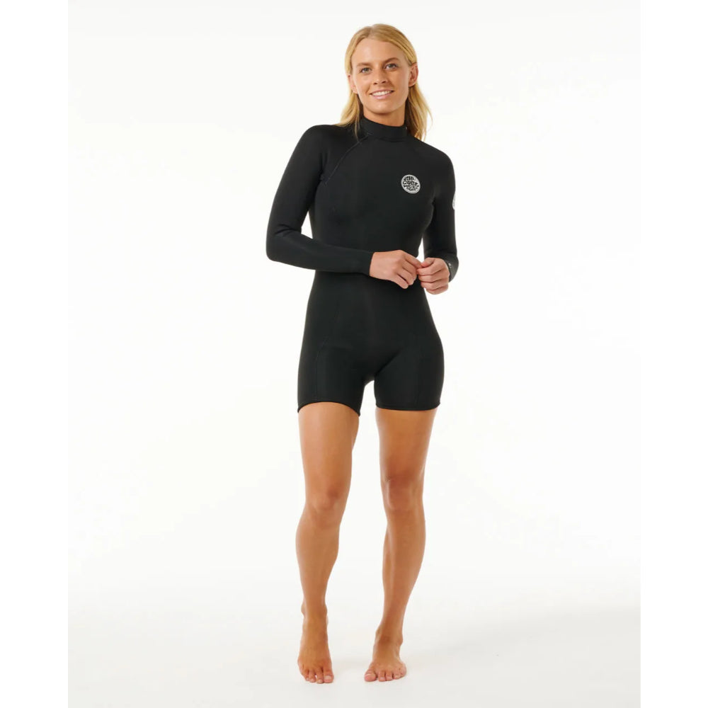 RIP CURL WMS G-BOMB 2MM BACK ZIP BLACK