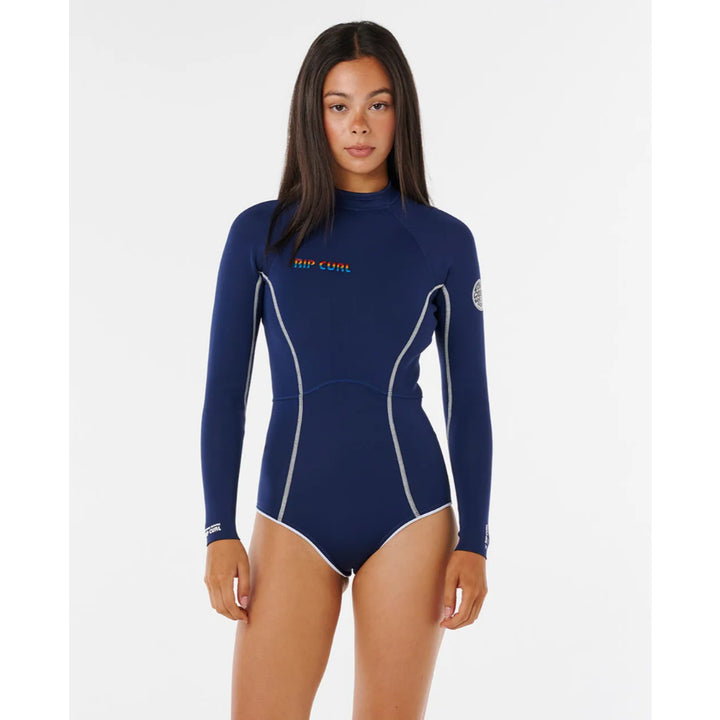 RIP CURL WMS STEPHANIE GILMORE G-BOMB 1.5MM BACK ZIP NAVY