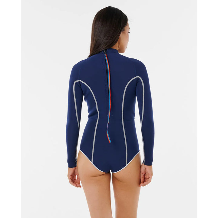RIP CURL WMS STEPHANIE GILMORE G-BOMB 1.5MM BACK ZIP NAVY
