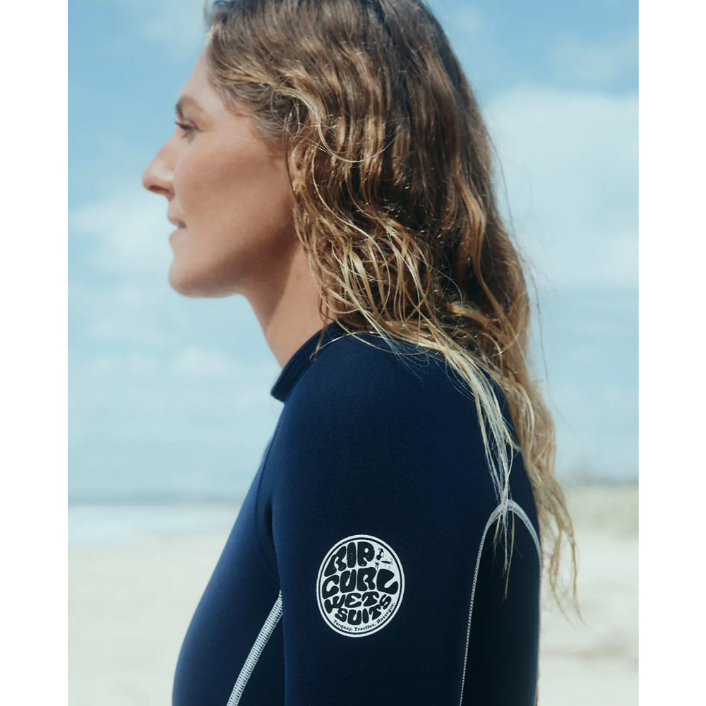 RIP CURL WMS STEPHANIE GILMORE G-BOMB 1.5MM BACK ZIP NAVY