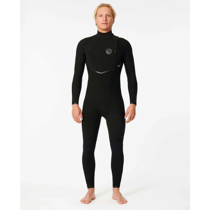 RIP CURL E7 FLASHBOMB 3/2 ZIP FREE BLACK