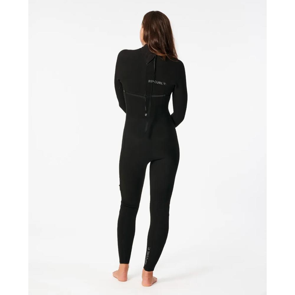 RIP CURL WMS E-BOMB 4/3 BACK ZIP BLACK