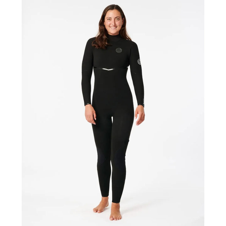 RIP CURL WMS E-BOMB 3/2 BACK ZIP BLACK