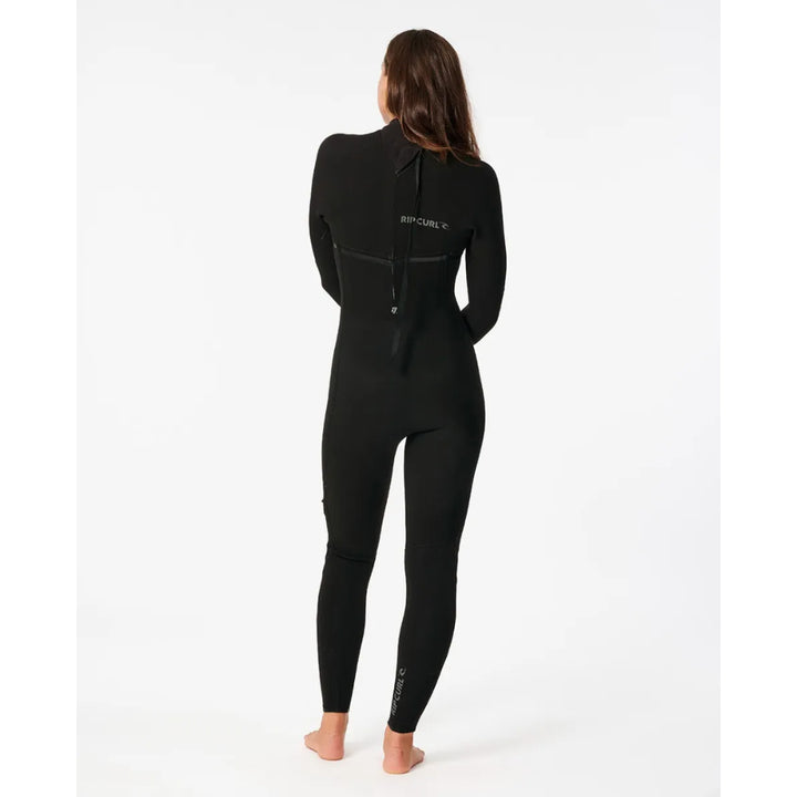 RIP CURL WMS E-BOMB 3/2 BACK ZIP BLACK