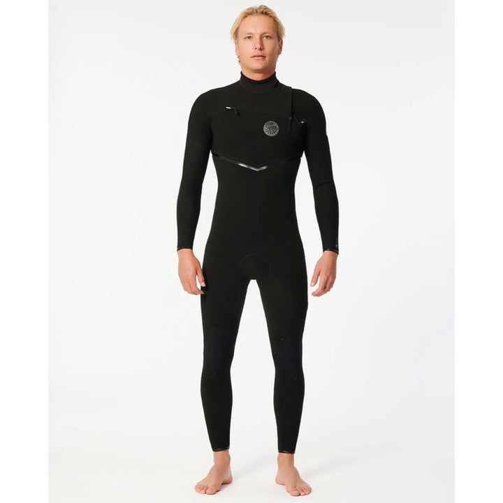 RIP CURL E-BOMB 4/3 CHEST ZIP BLACK