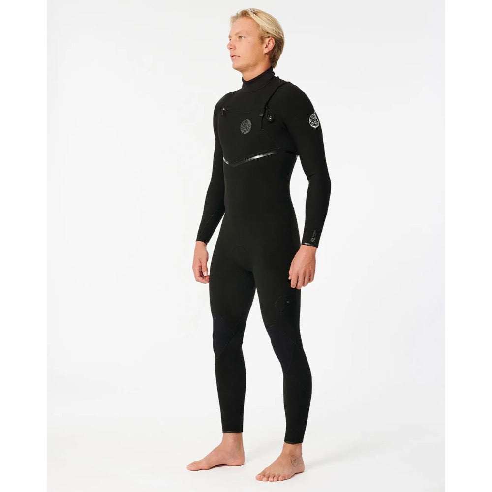 RIP CURL E-BOMB 4/3 CHEST ZIP BLACK