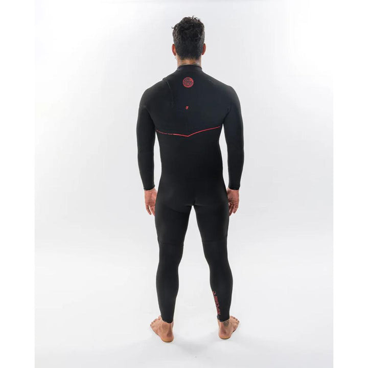 RIP CURL E7 FLASHBOMB FUSION 4/3 ZIP FREE BLACK