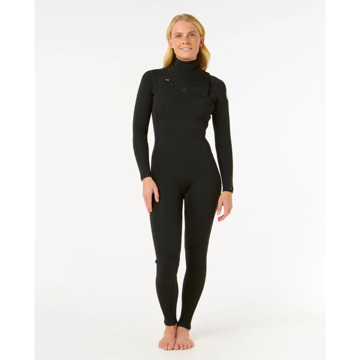 RIP CURL WMS DAWN PATROL 3/2 CHEST ZIP BLACK