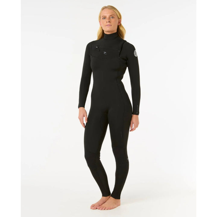 RIP CURL WMS DAWN PATROL 3/2 CHEST ZIP BLACK