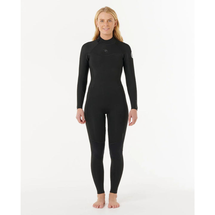 RIP CURL WMS DAWN PATROL 4/3 BACK ZIP BLACK