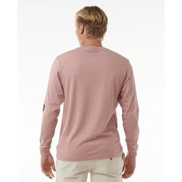 RIP CURL SWC BREAKER LONG SLEEVE TEE MUSHROOM