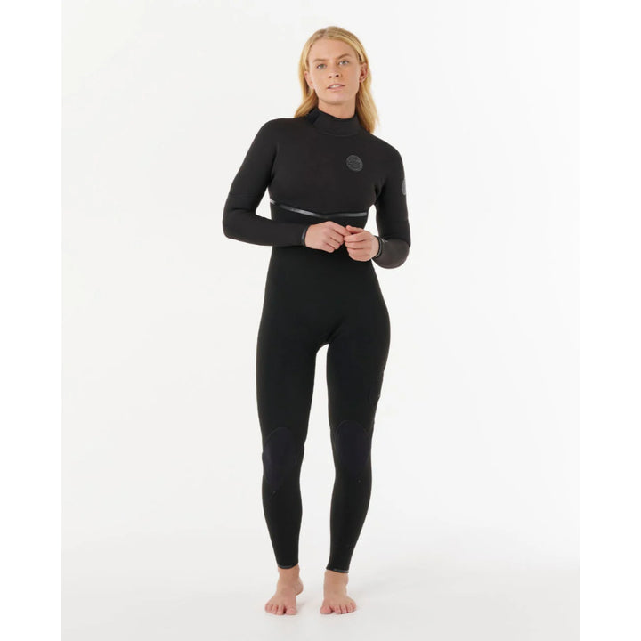 RIP CURL WMS E-BOMB 3/2 BACK ZIP BLACK