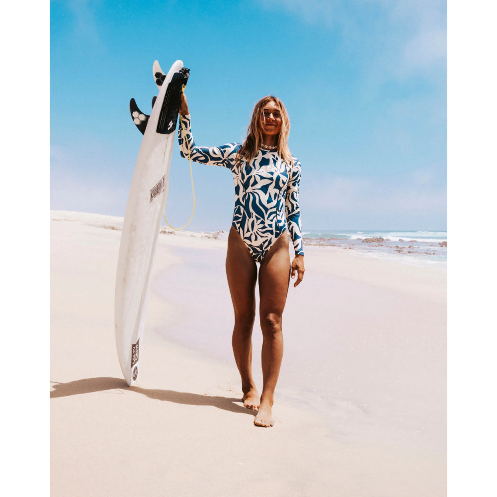 SALTY CREW RAY DAYS L/S SURF SUIT INDIGO