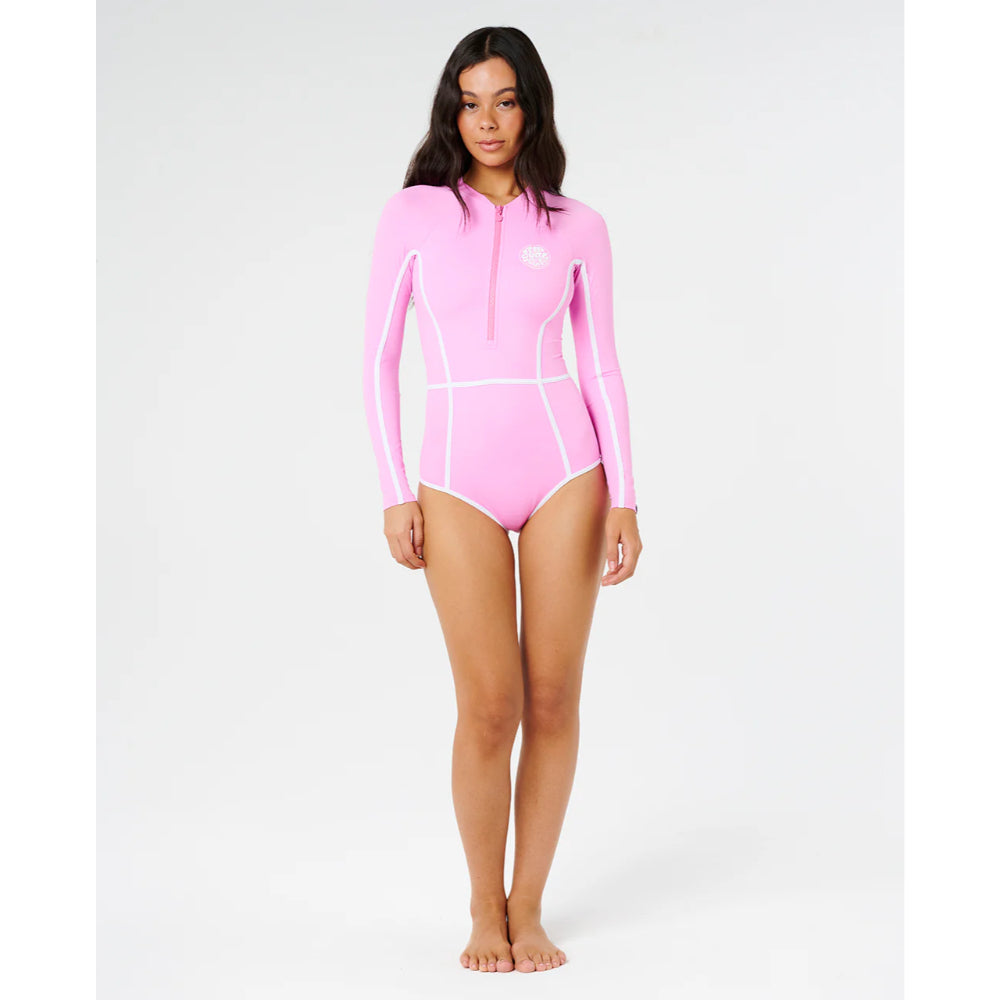 RIP CURL CLASSIC SURF LONG SLEEVE SURFSUIT FUCHSIA