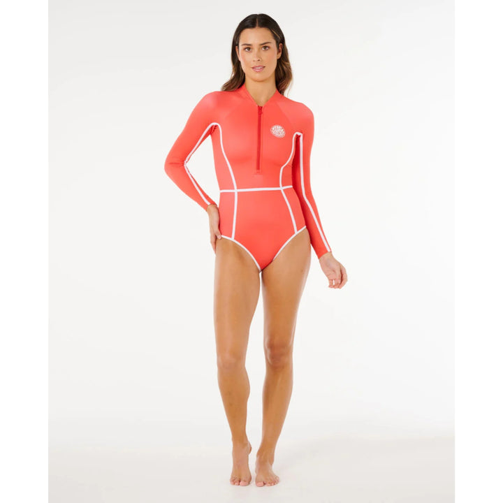 RIP CURL CLASSIC SURF LONG SLEEVE SURFSUIT RED