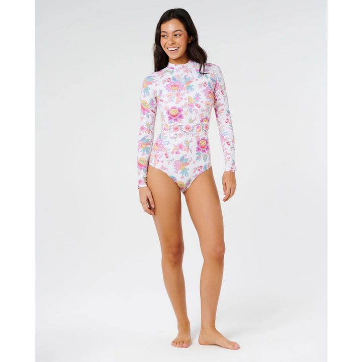 RIP CURL HALF MOON BAY UPF SURFSUIT BONE
