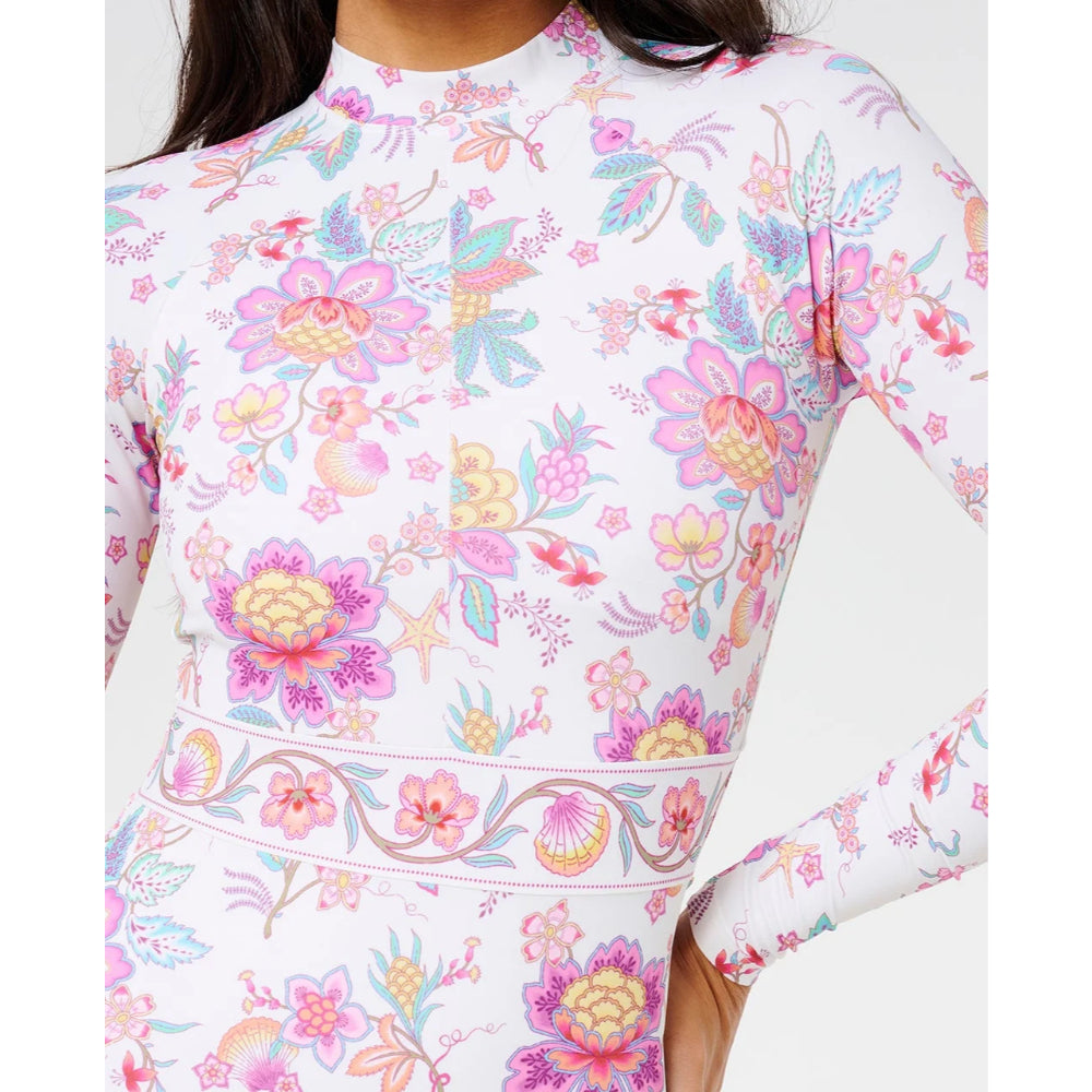 RIP CURL HALF MOON BAY UPF SURFSUIT BONE