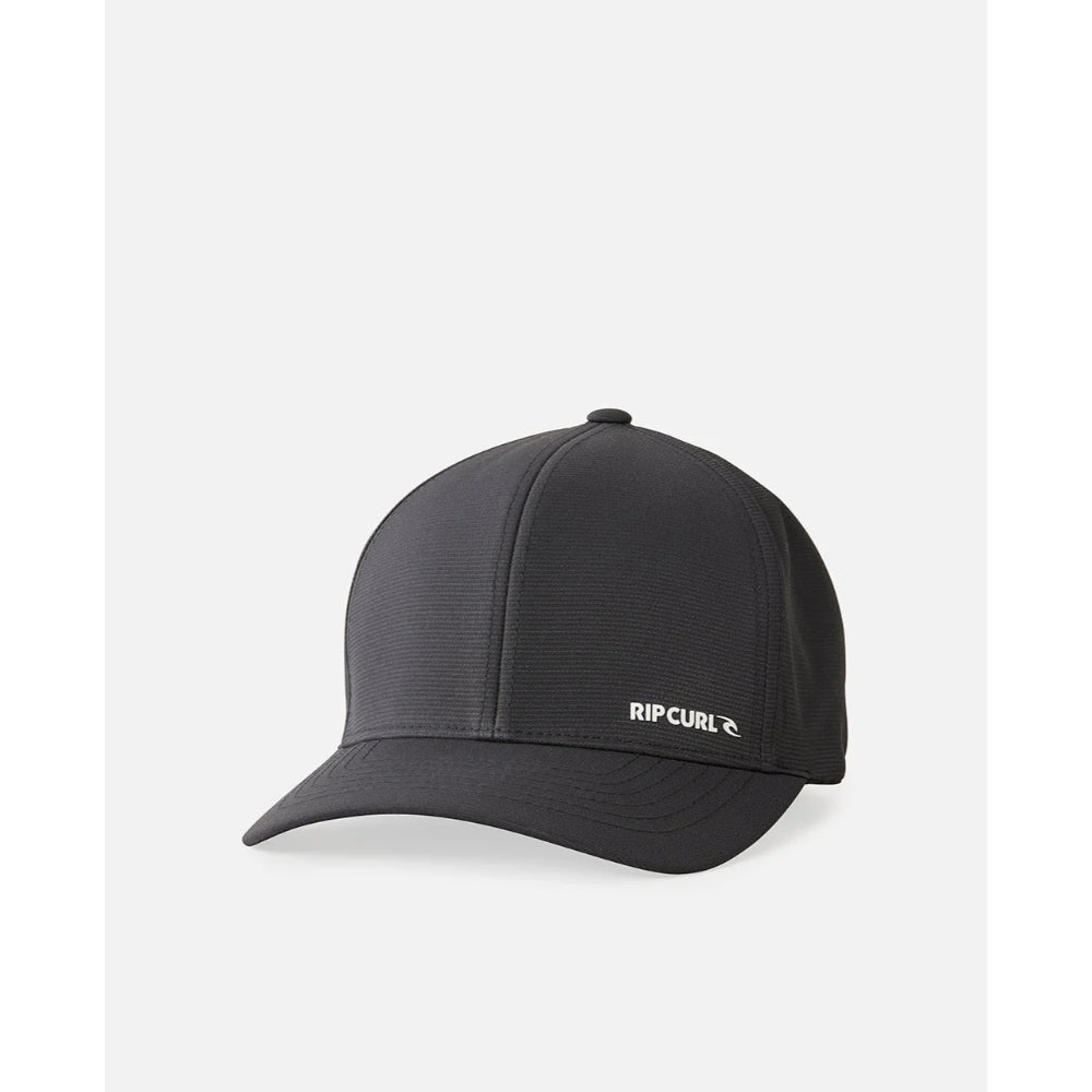 RIP CURL VAPORCOOL PHASER FLEXFIT CAP BLACK MARLE