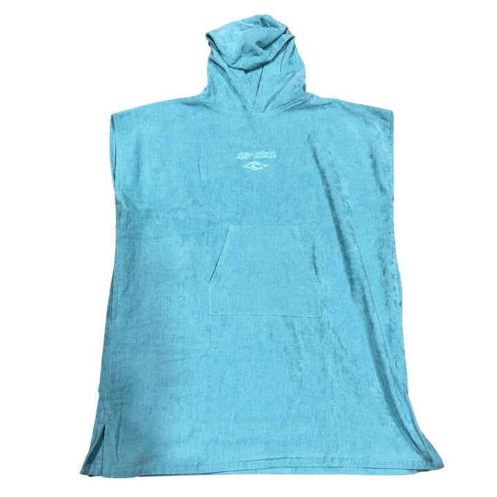 RIP CURL LOGO HOODED TOWEL BLUE