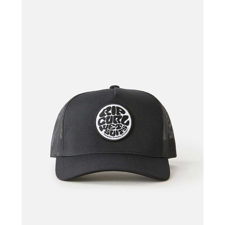 RIP CURL WETSUIT ICON TRUCKER CAP BLACK