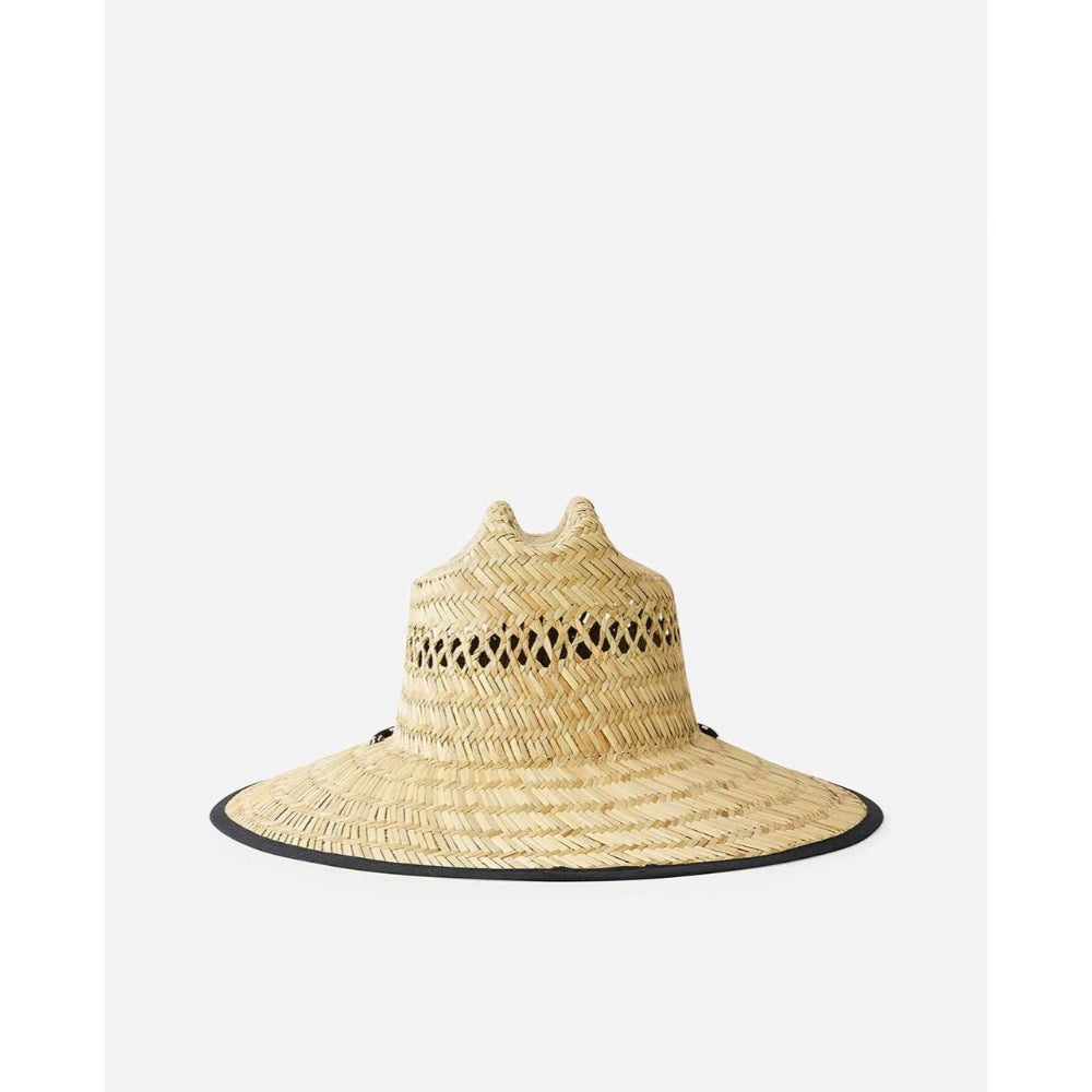 RIP CURL LOGO STRAW HAT NATURAL