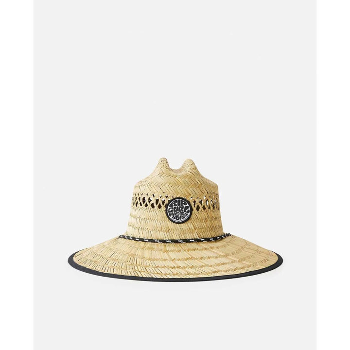 RIP CURL LOGO STRAW HAT NATURAL