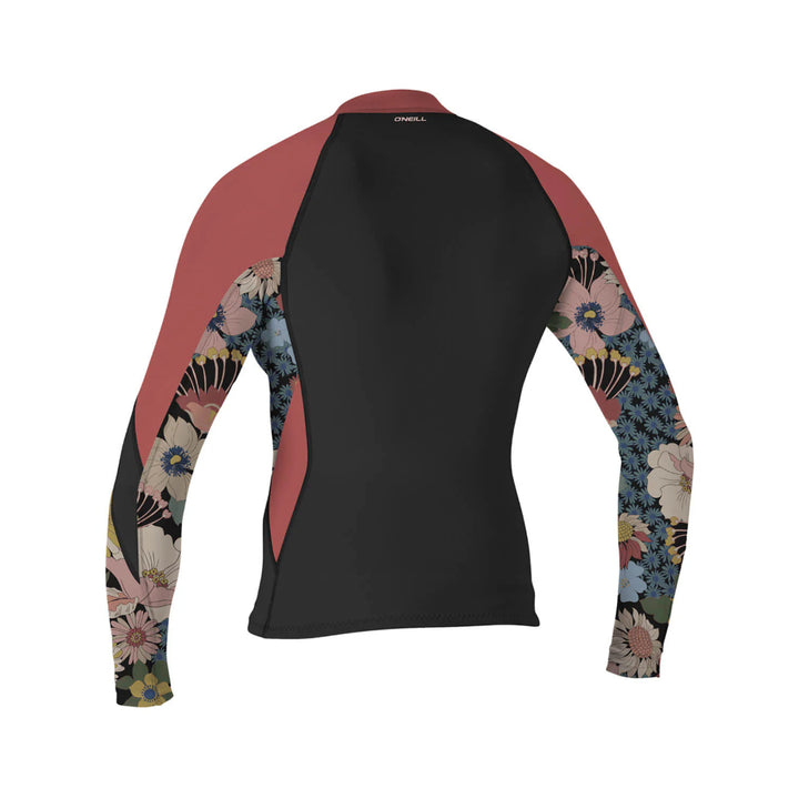 O'NEILL WMS BAHIA 1MM JACKET FRONT ZIP TWIGGY/TEAROSE