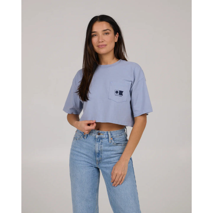 SALTY CREW BUOY TEE VIOLET BLUE
