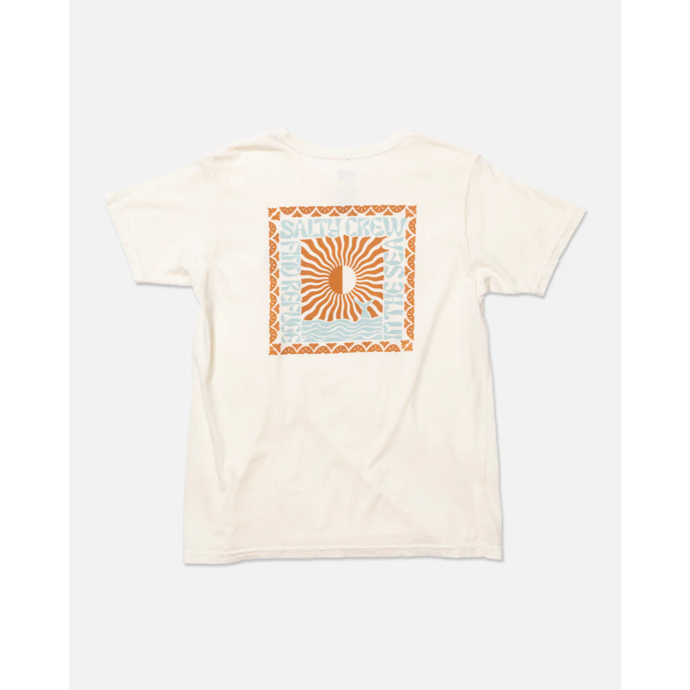 SALTY CREW OPTIC SEA BOYFRIEND TEE OFF WHITE