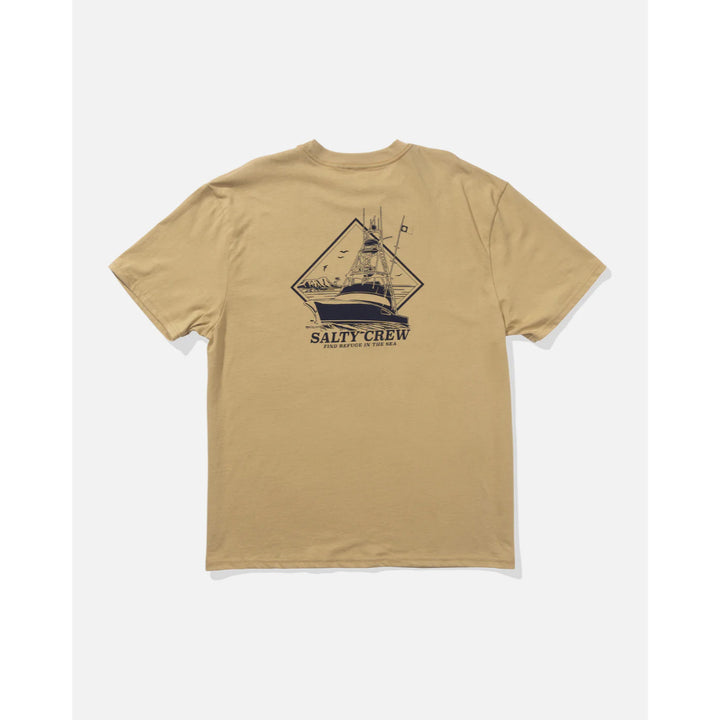 SALTY CREW VESSEL CLASSIC TEE KHAKI