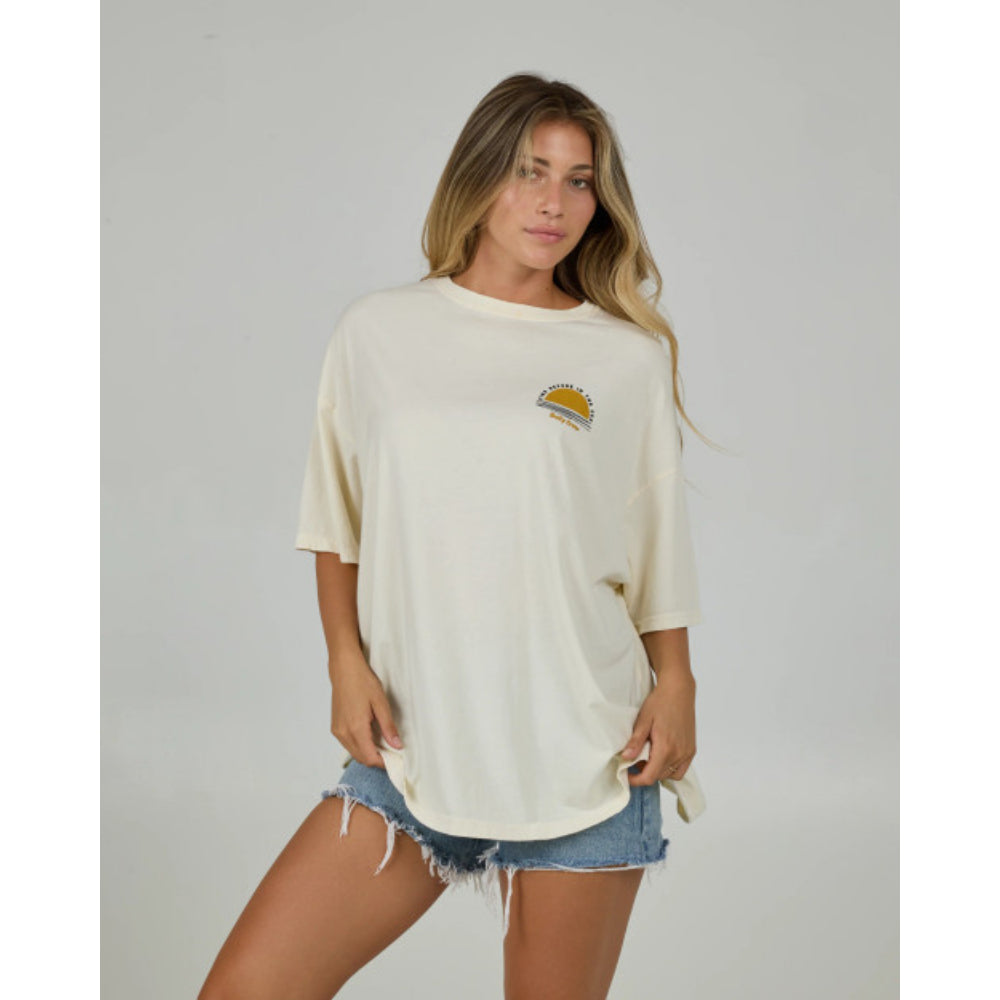 SALTY CREW PALM SET COVER UP TEE OFF WHITE