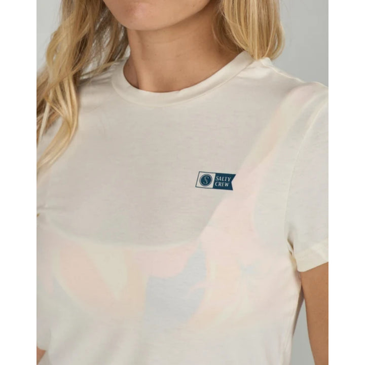 SALTY CREW ALPHA TECH TEE OFF WHITE