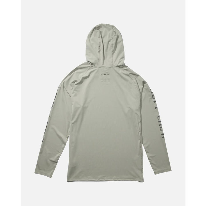 SALTY CREW ALPHA FLAG PINNACLE HOOD + MASK GRAY