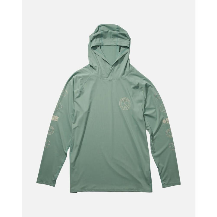 SALTY CREW PALOMAR 2 PINNACLE HOOD SUNSHIRT MACKEREL