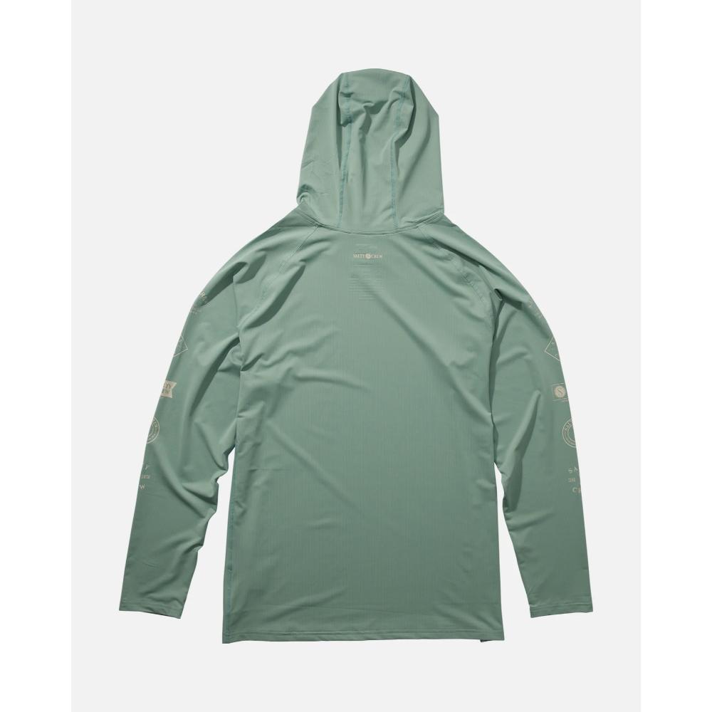 SALTY CREW PALOMAR 2 PINNACLE HOOD SUNSHIRT MACKEREL