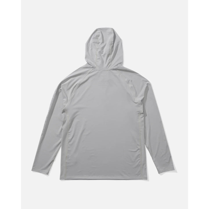 SALTY CREW APEX PERFORATED SUNSHIRT HOODIE GRAY