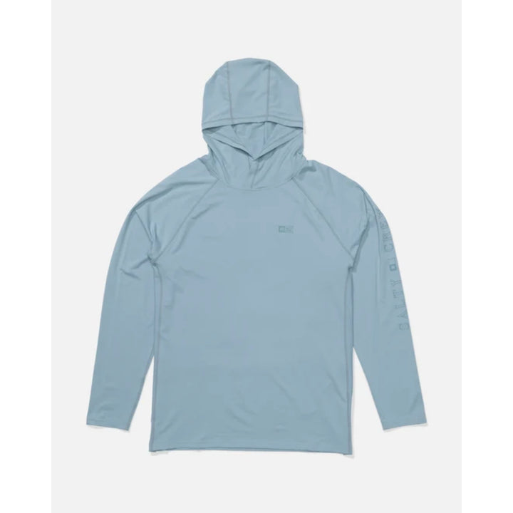 SALTY CREW APEX PERFORATED SUNSHIRT MINERAL BLUE
